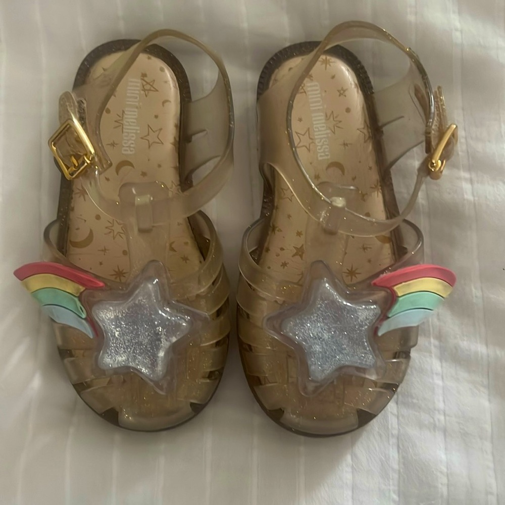 Mini Melissa sandals size 9